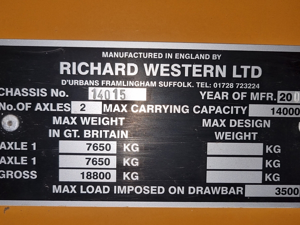 Chris Atkin & Son Ltd - Richard Western SF14